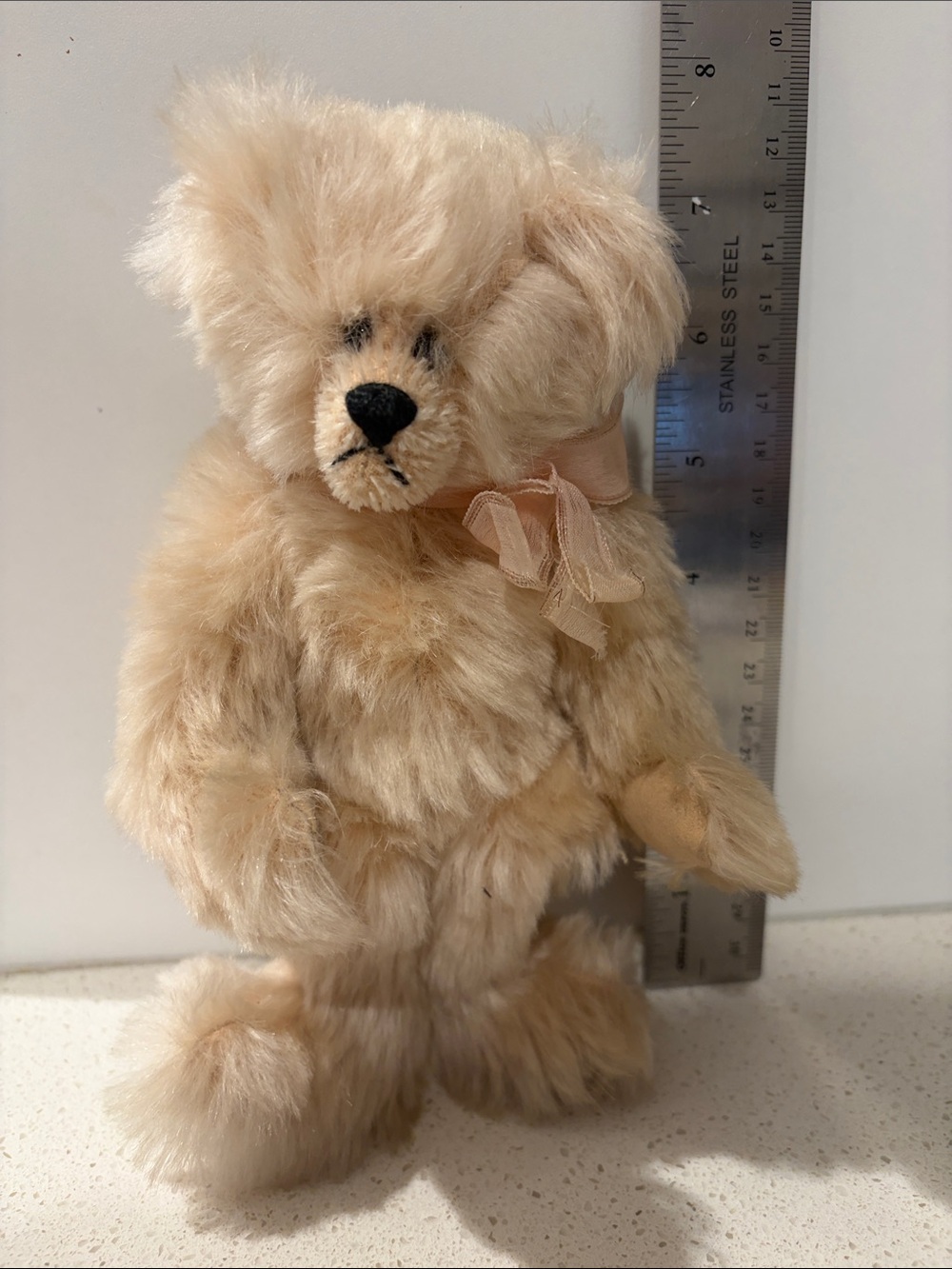 Pendletons Teddy Bears - Plush Cream Teddy Bear with Ribbon - Soft Stuffed Anima